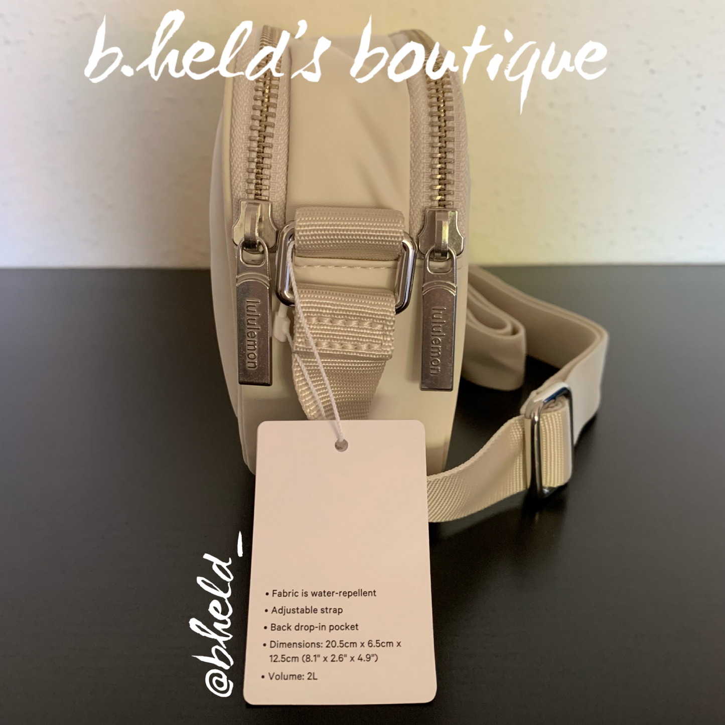 lululemon Crossbody Camera Bag in White Opal, One Size