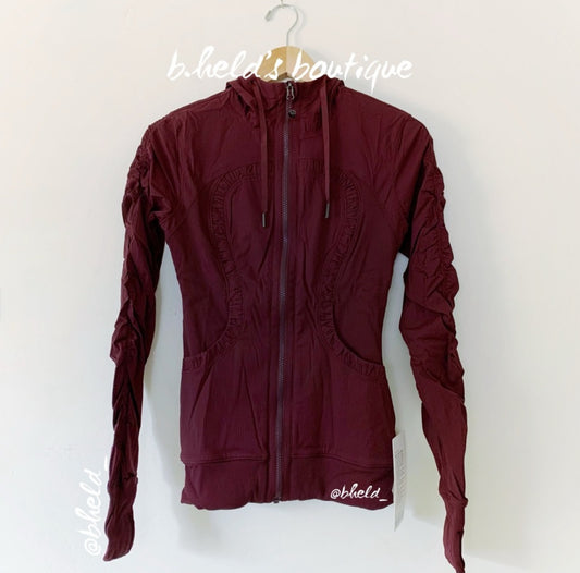 lululemon Dance Studio Jacket in Cassis/Heathered Cassis, Size 4