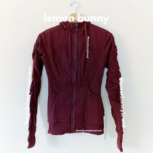 lululemon Dance Studio Jacket in Cassis/Heathered Cassis, Size 4