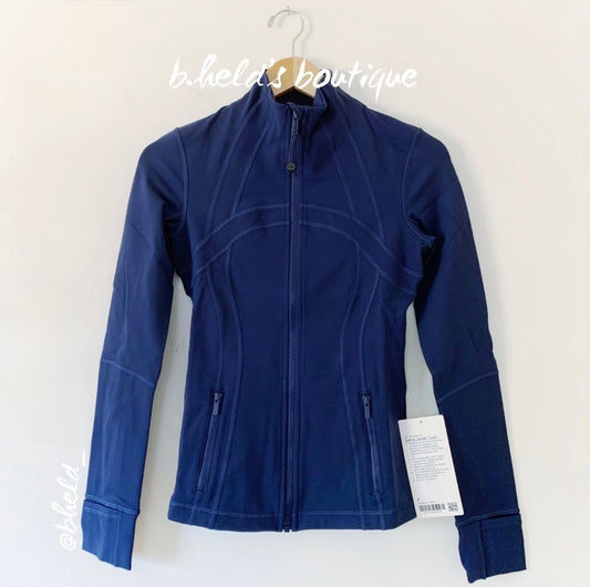 lululemon Define Jacket *Luon in Mineral Blue, Size 4