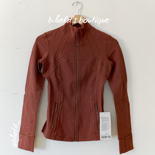lululemon Define Jacket *Luon in Roasted Brown, Size 4