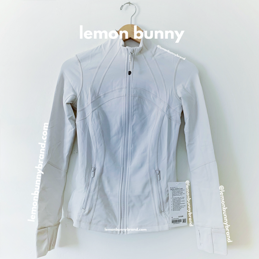 lululemon Define Jacket *Luon in White Opal, Size 4
