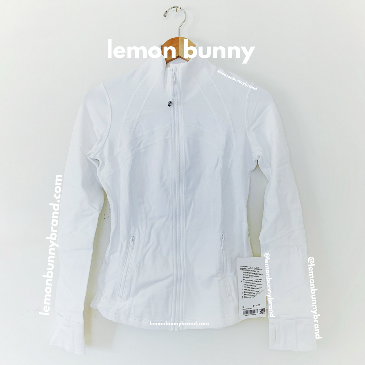 lululemon Define Jacket *Luon in White, Size 6