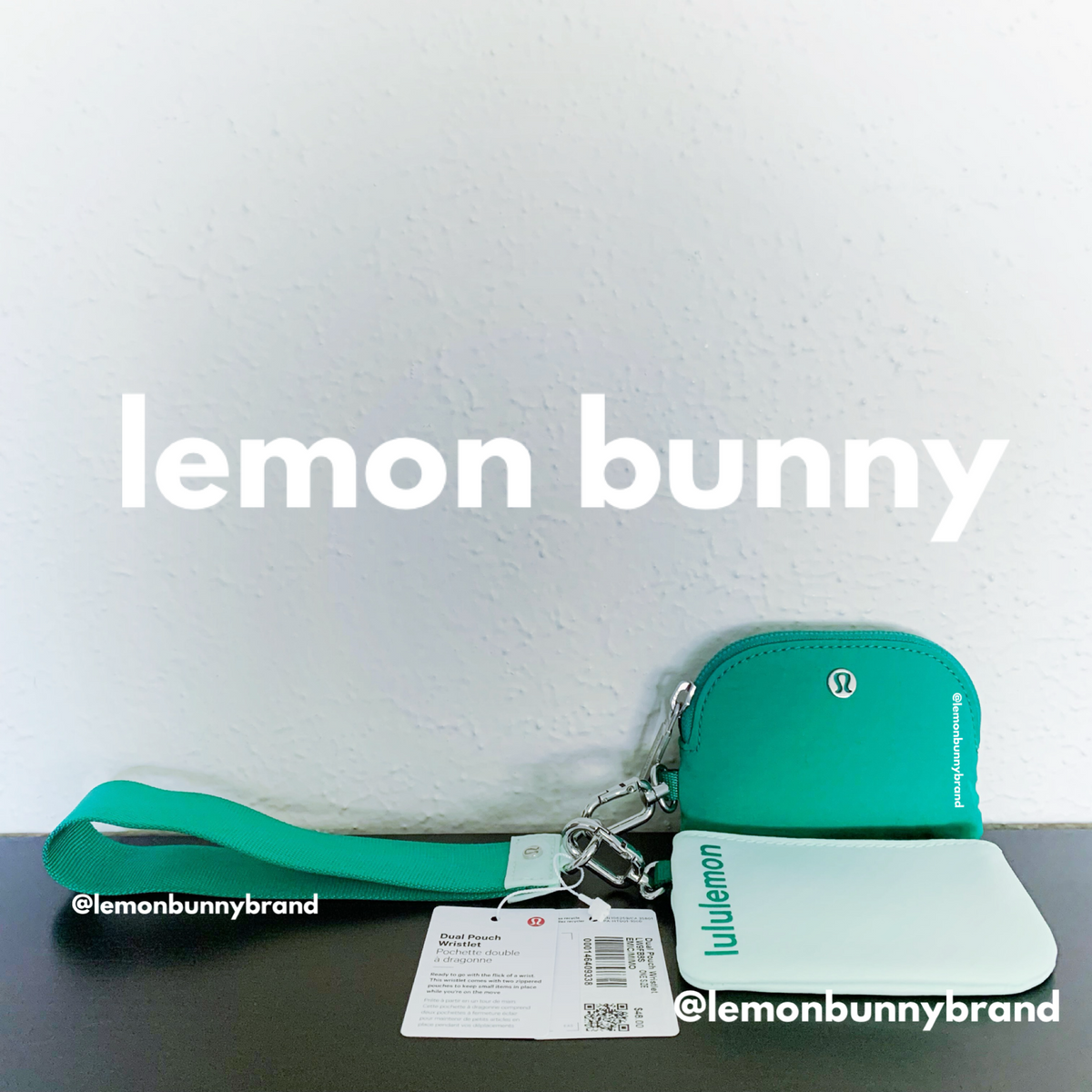 *lemon bunny Curated Bundle: 8 lululemon Dual Pouch Wristlets in Ombré Pastels