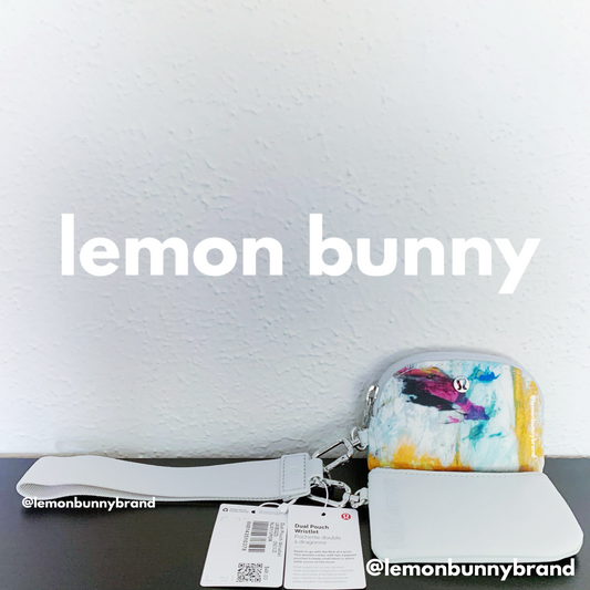 lululemon Dual Pouch Wristlet in No Limits White Multi/Vapor, One Size (Version 02)