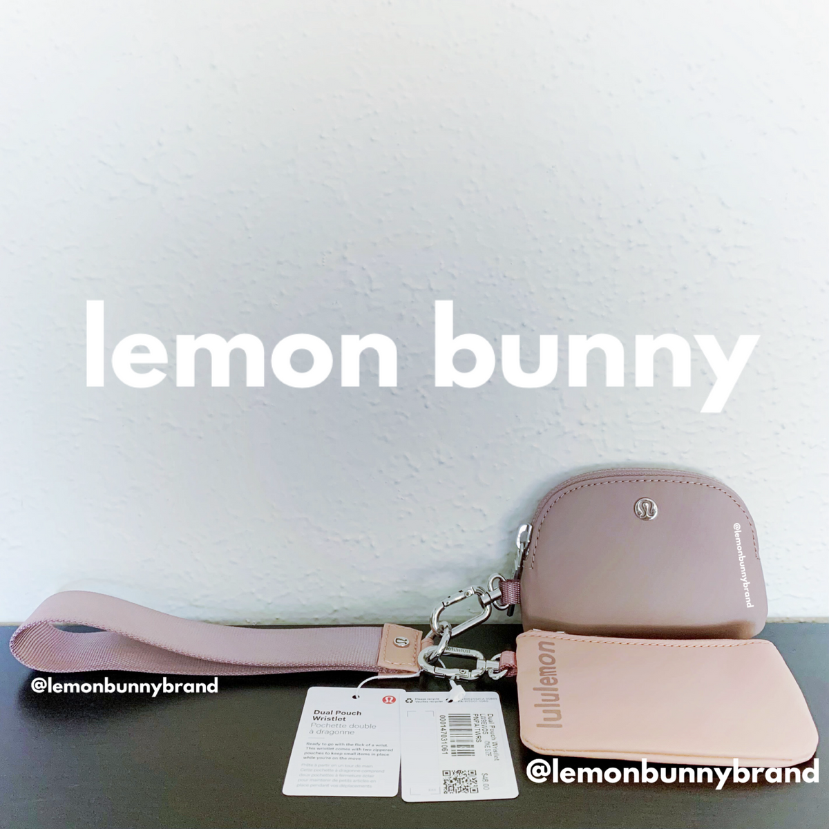 *lemon bunny Curated Bundle: 8 lululemon Dual Pouch Wristlets in Ombré Pastels