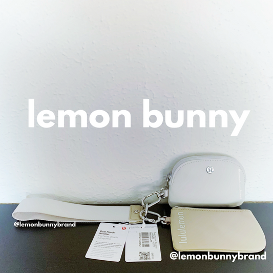 lululemon Dual Pouch Wristlet in Trench/White Opal, One Size
