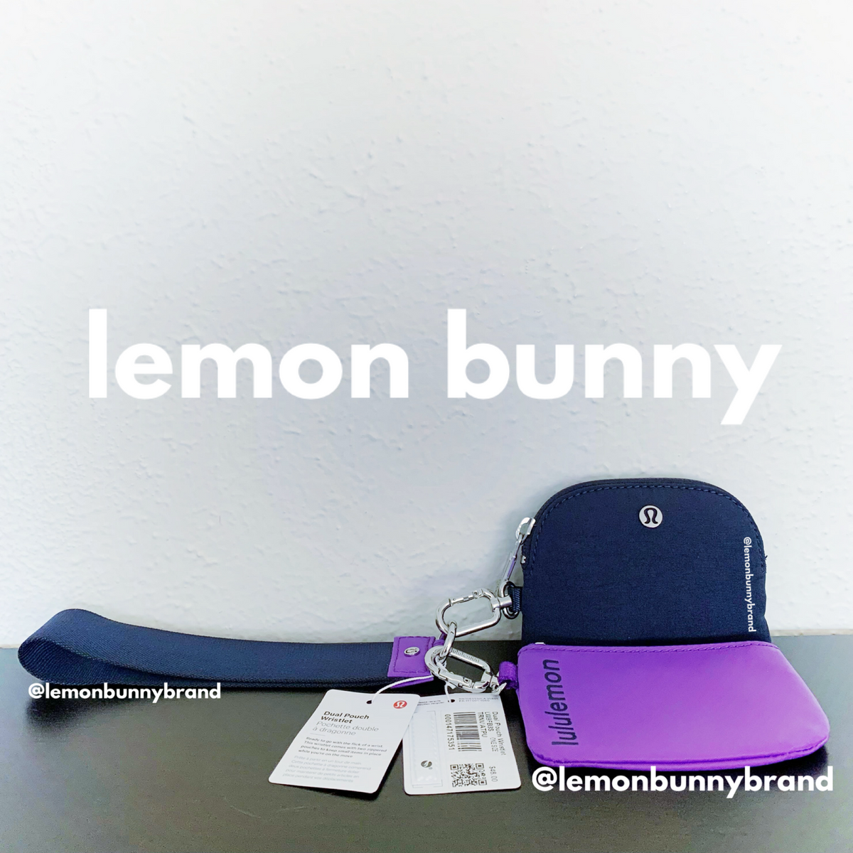 *lemon bunny Curated Bundle: 8 lululemon Dual Pouch Wristlets in Ombré Pastels