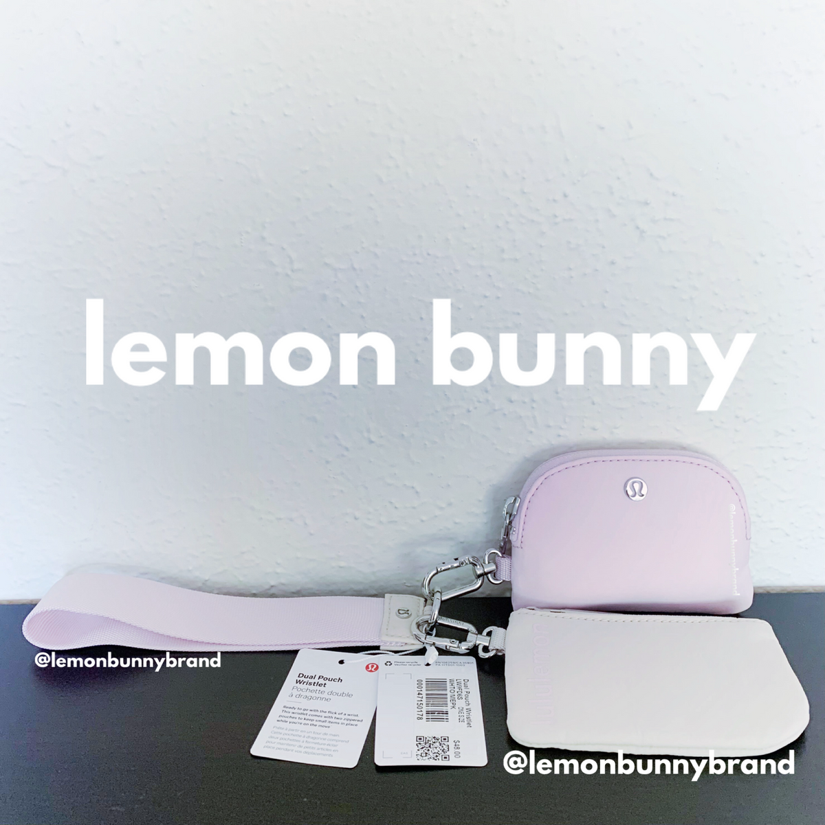*lemon bunny Curated Bundle: 8 lululemon Dual Pouch Wristlets in Ombré Pastels