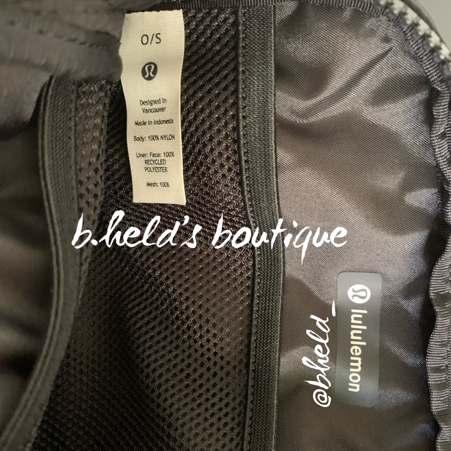 lululemon Everywhere Belt Bag *Large Version (2 L) in Black/Gold, One Size
