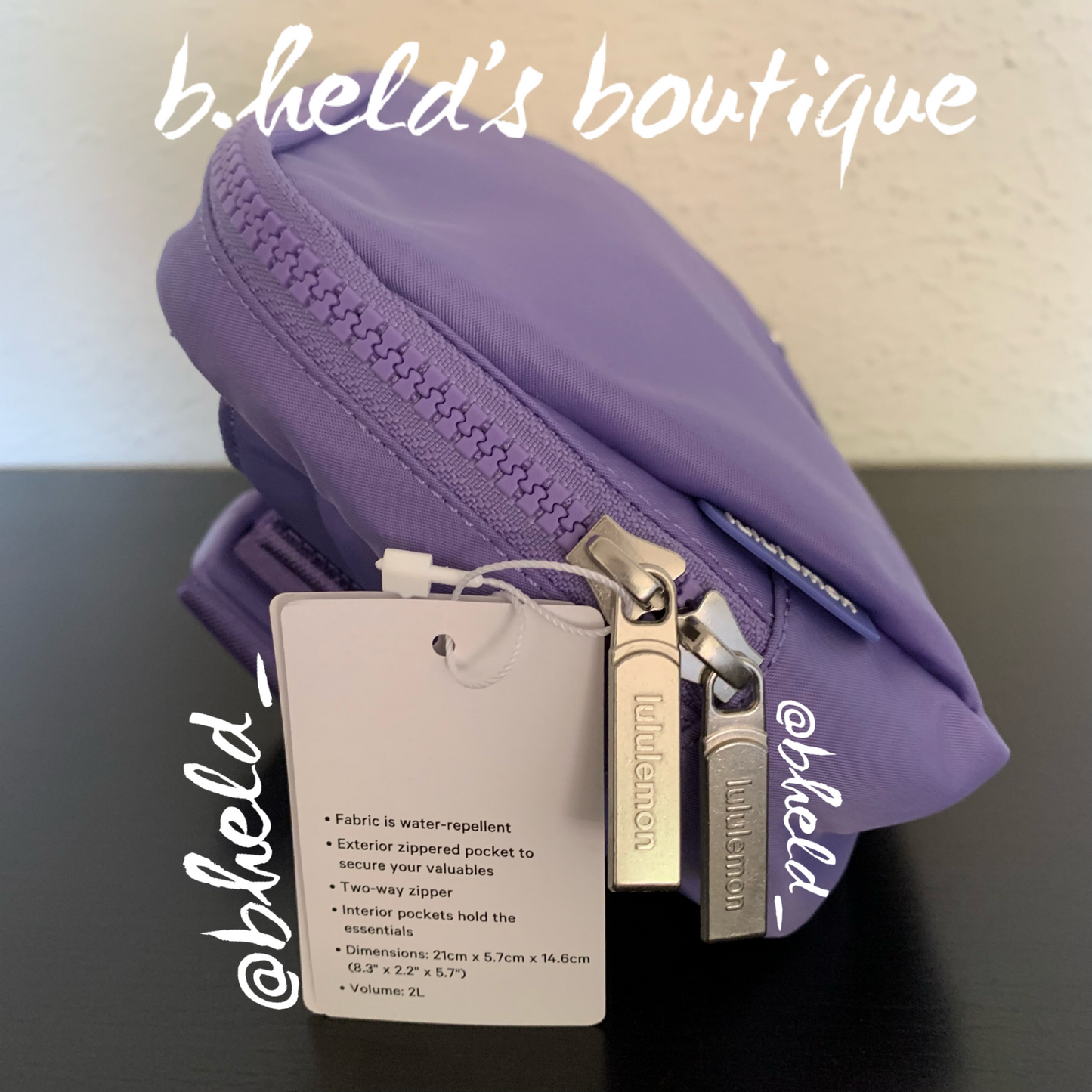 lululemon Everywhere Belt Bag *Large Version (2 L) in Dark Lavender, One Size