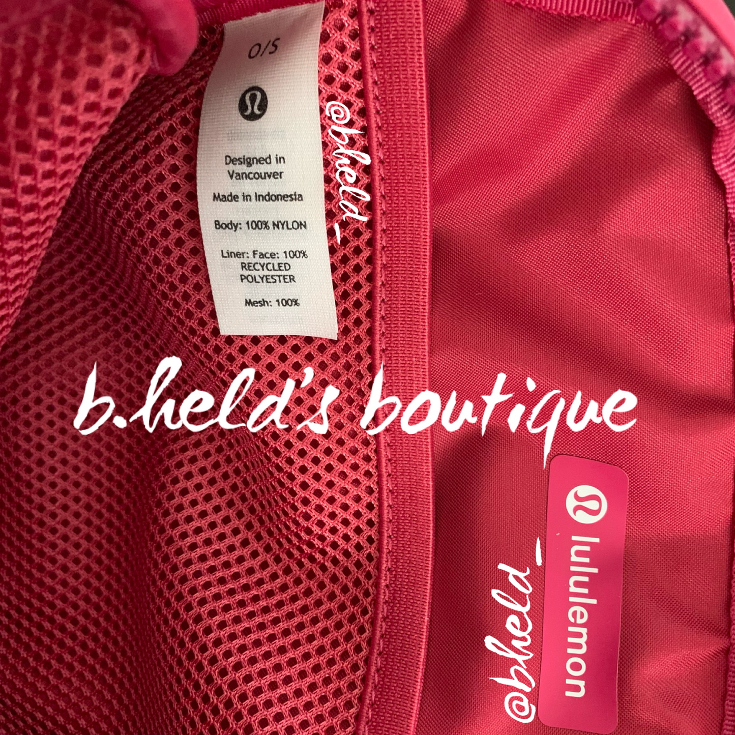 lululemon Everywhere Belt Bag *Large Version (2 L) in Raspberry Coulis/Wild Berry, One Size