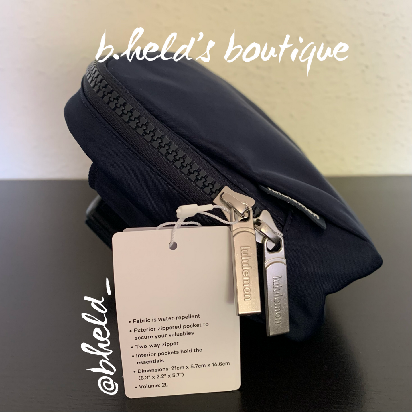 lululemon Everywhere Belt Bag *Large Version (2 L) in True Navy, One Size