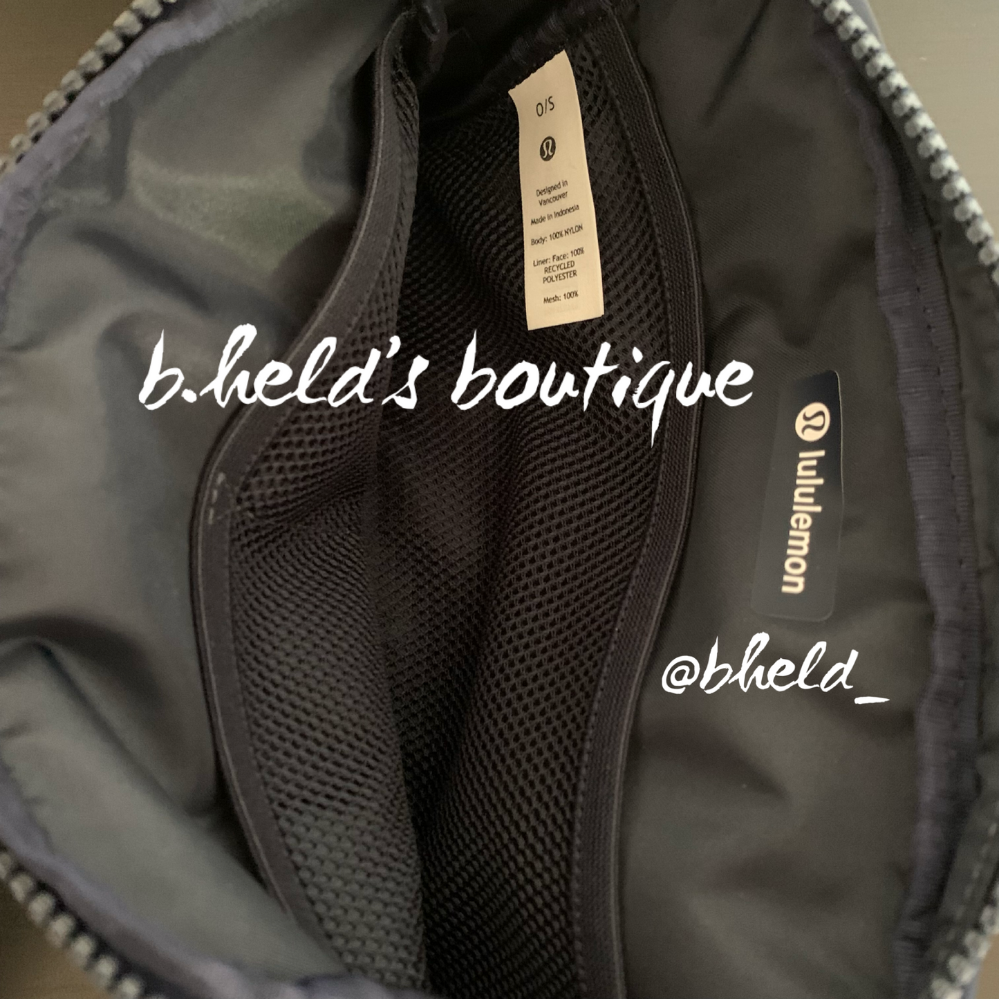 lululemon Everywhere Belt Bag *Large Version (2 L) in True Navy, One Size