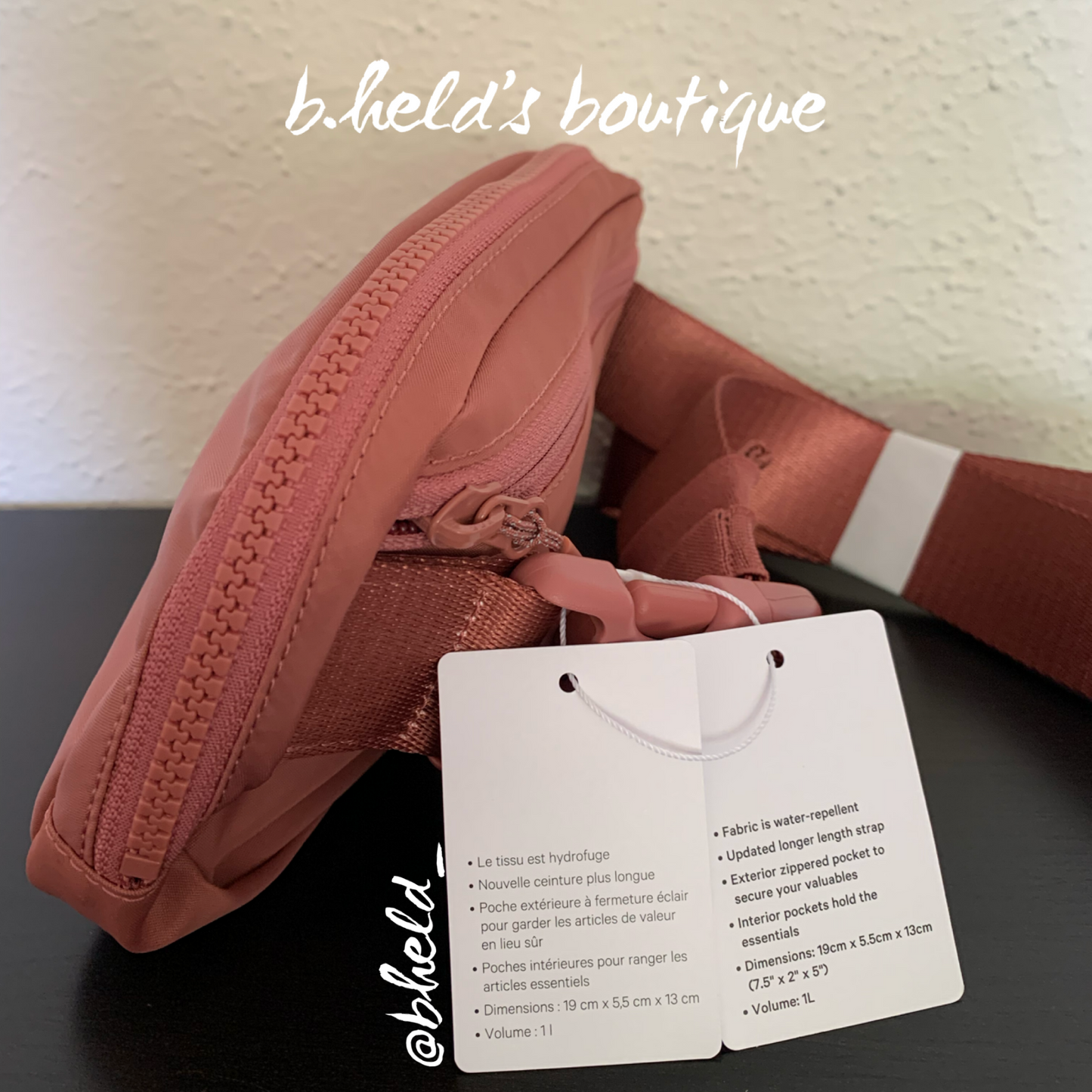 lululemon Everywhere Belt Bag (1 L) in Brier Rose, One Size – lemon bunny