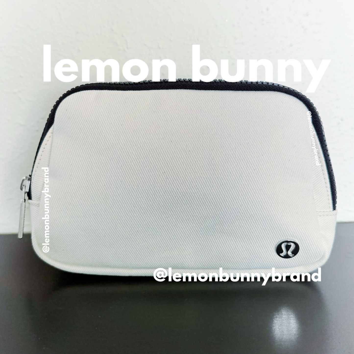 lululemon Everywhere Belt Bag *Canvas (1 L) in Natural/Black, One Size