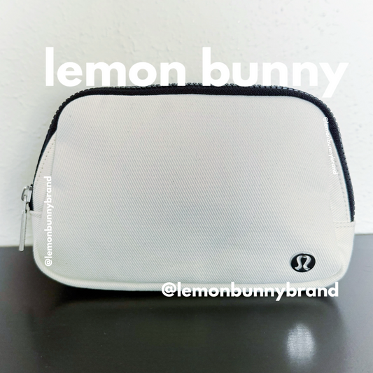 lululemon Everywhere Belt Bag *Canvas (1 L) in Natural/Black, One Size