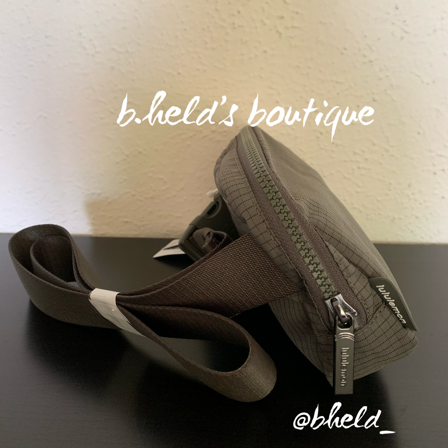 lululemon Everywhere Belt Bag (1 L) in Carob Brown/Black, One Size