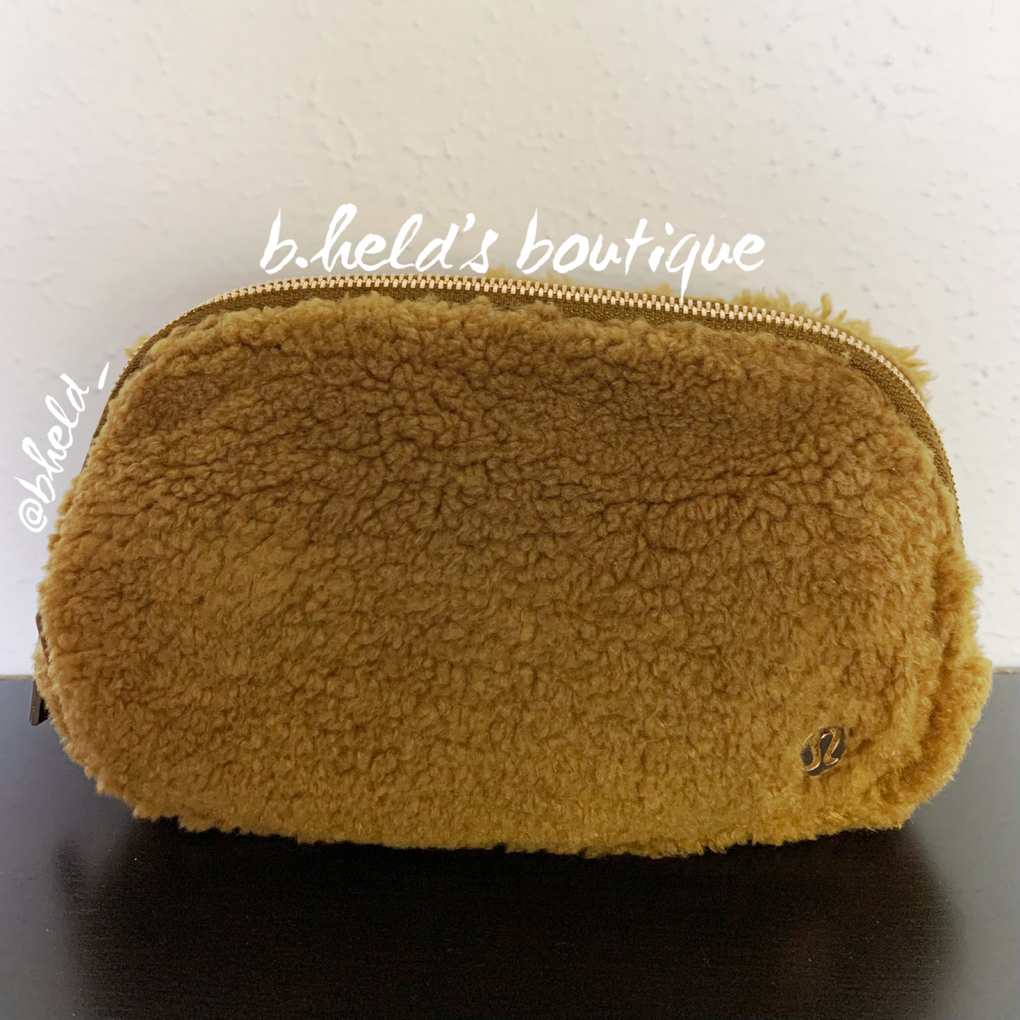 lululemon Everywhere Belt Bag *Fleece (1 L) in Burnt Caramel, One Size