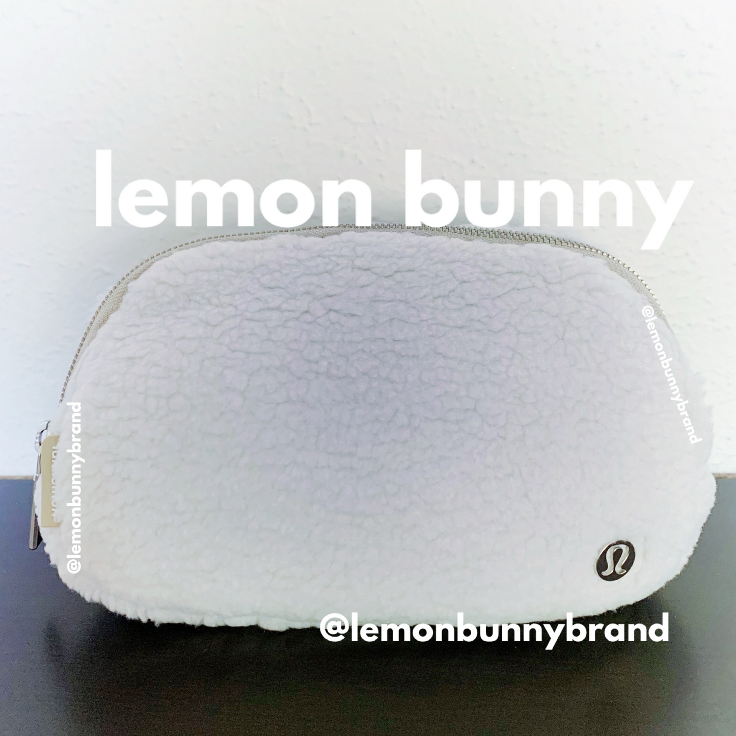 lululemon Everywhere Belt Bag *Fleece (1 L) in Natural Ivory/Trench, One Size
