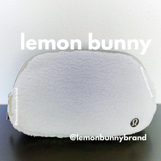 lululemon Everywhere Belt Bag *Fleece (1 L) in Natural Ivory/Trench, One Size