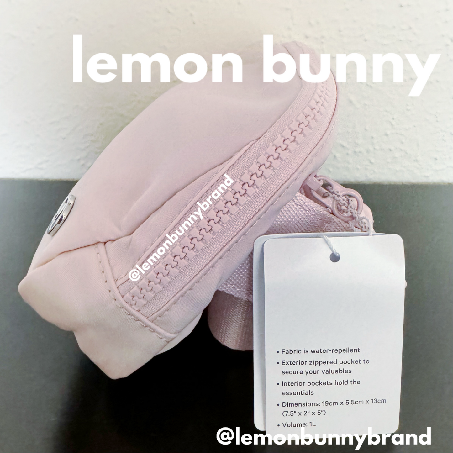 *lemon bunny Curated Bundle: 2 lululemon Everywhere Belt Bags in Flush Pink & Mint Moment