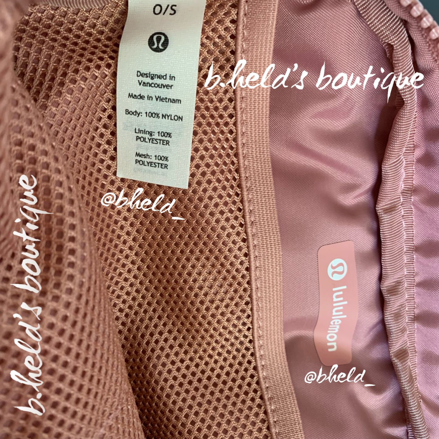 lululemon Everywhere Belt Bag (1 L) in Pink Pastel, One Size