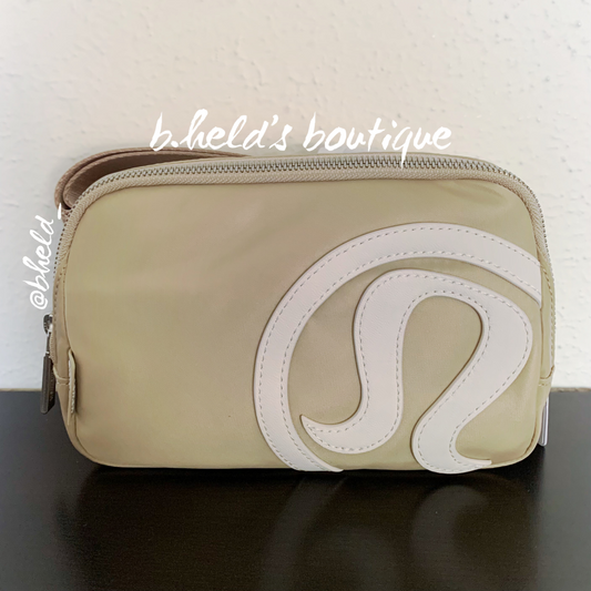 lululemon Everywhere Belt Bag (1 L) in Trench/White Opal, One Size