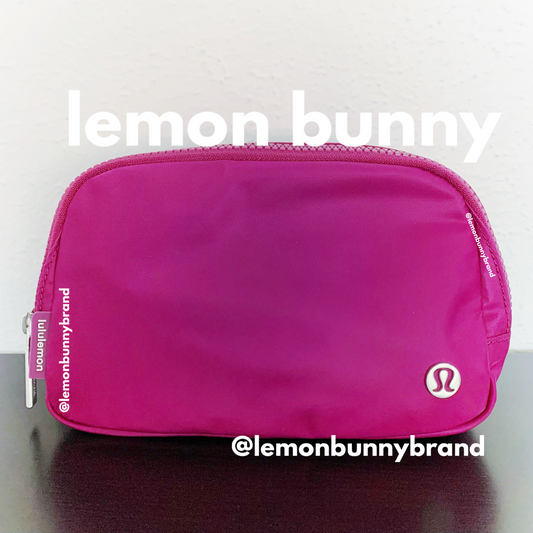 lululemon Everywhere Belt Bag (1 L) in Wild Berry, One Size