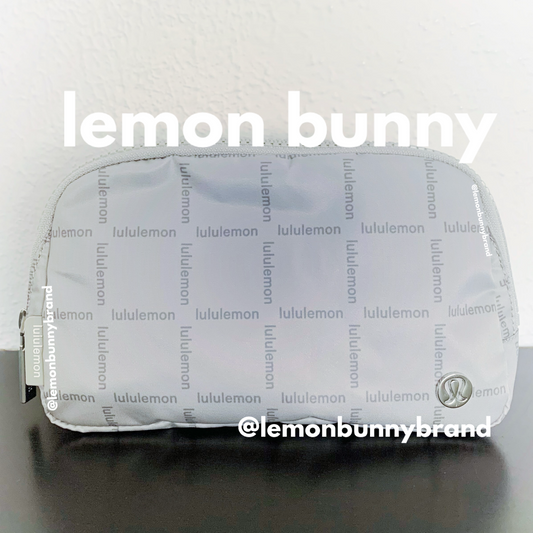 lululemon Everywhere Belt Bag (1 L) in Wordmark Grid Mini Raw Linen, One Size (Version 1)