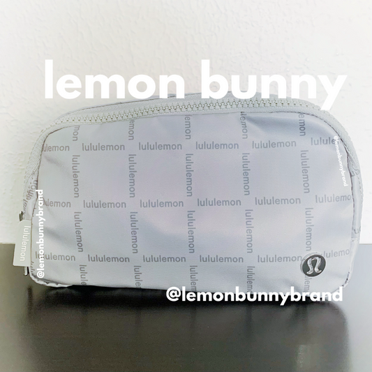 lululemon Everywhere Belt Bag (1 L) in Wordmark Grid Mini Raw Linen, One Size (Version 2)