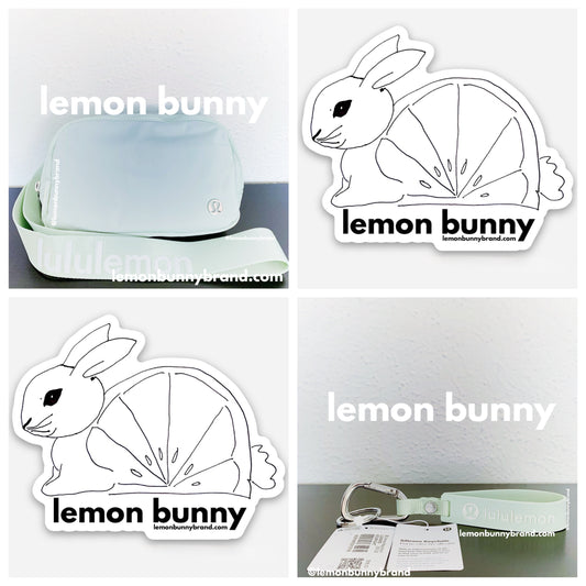 *lemon bunny Curated Bundle: 1 lululemon Everywhere Belt Bag & 1 Silicone Keychain in Kohlrabi Green