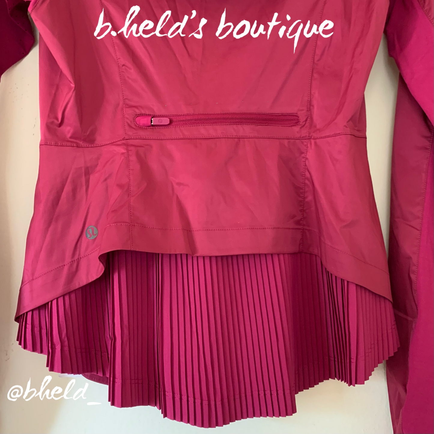 lululemon Goal Smasher Jacket in Magenta Purple, Size 4