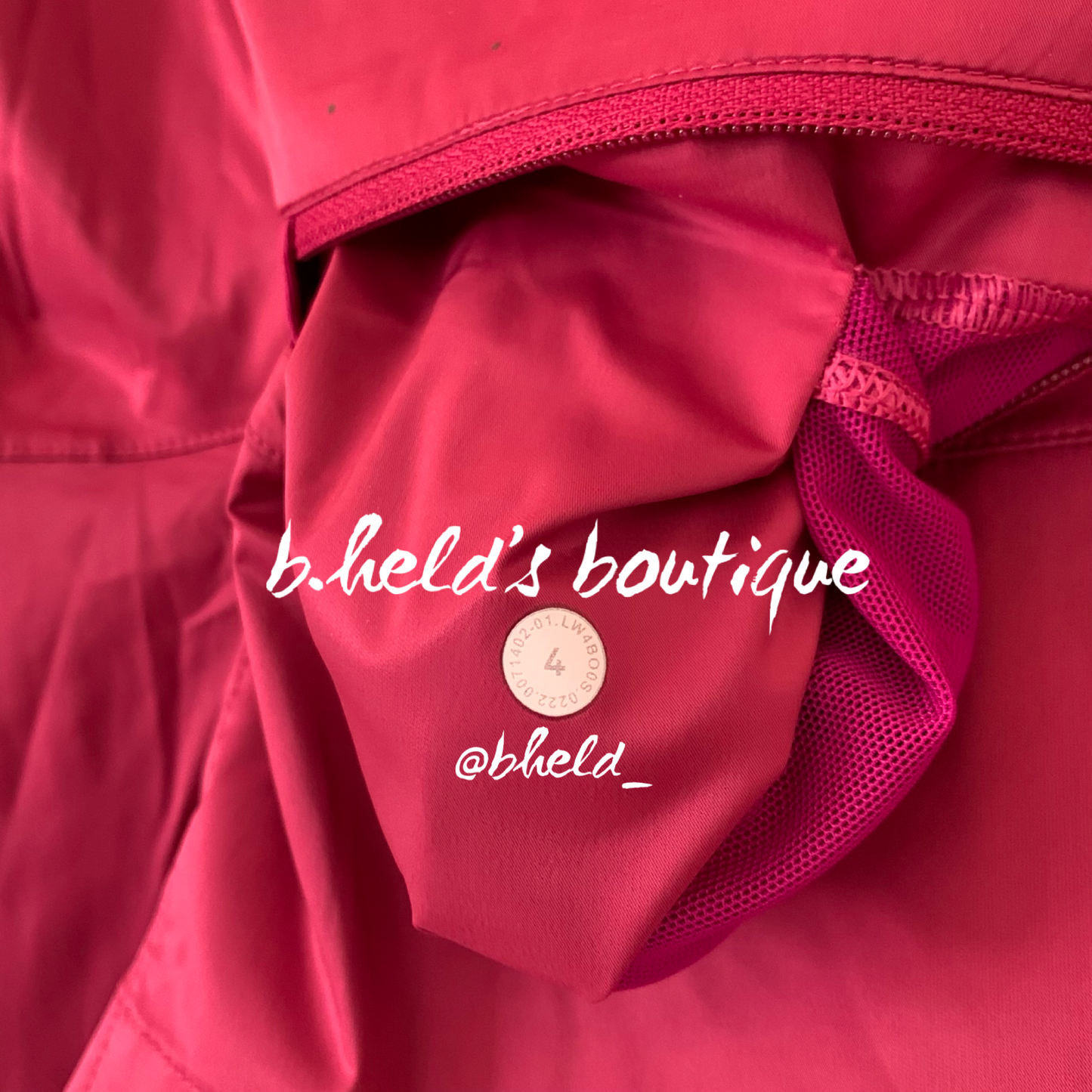 lululemon Goal Smasher Jacket in Magenta Purple, Size 4