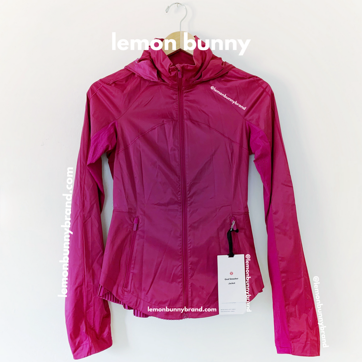 lululemon Goal Smasher Jacket in Magenta Purple, Size 4