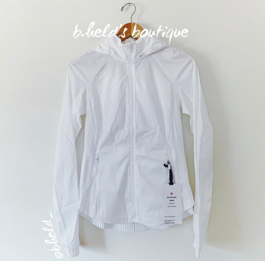 lululemon Goal Smasher Jacket in White, Size 6