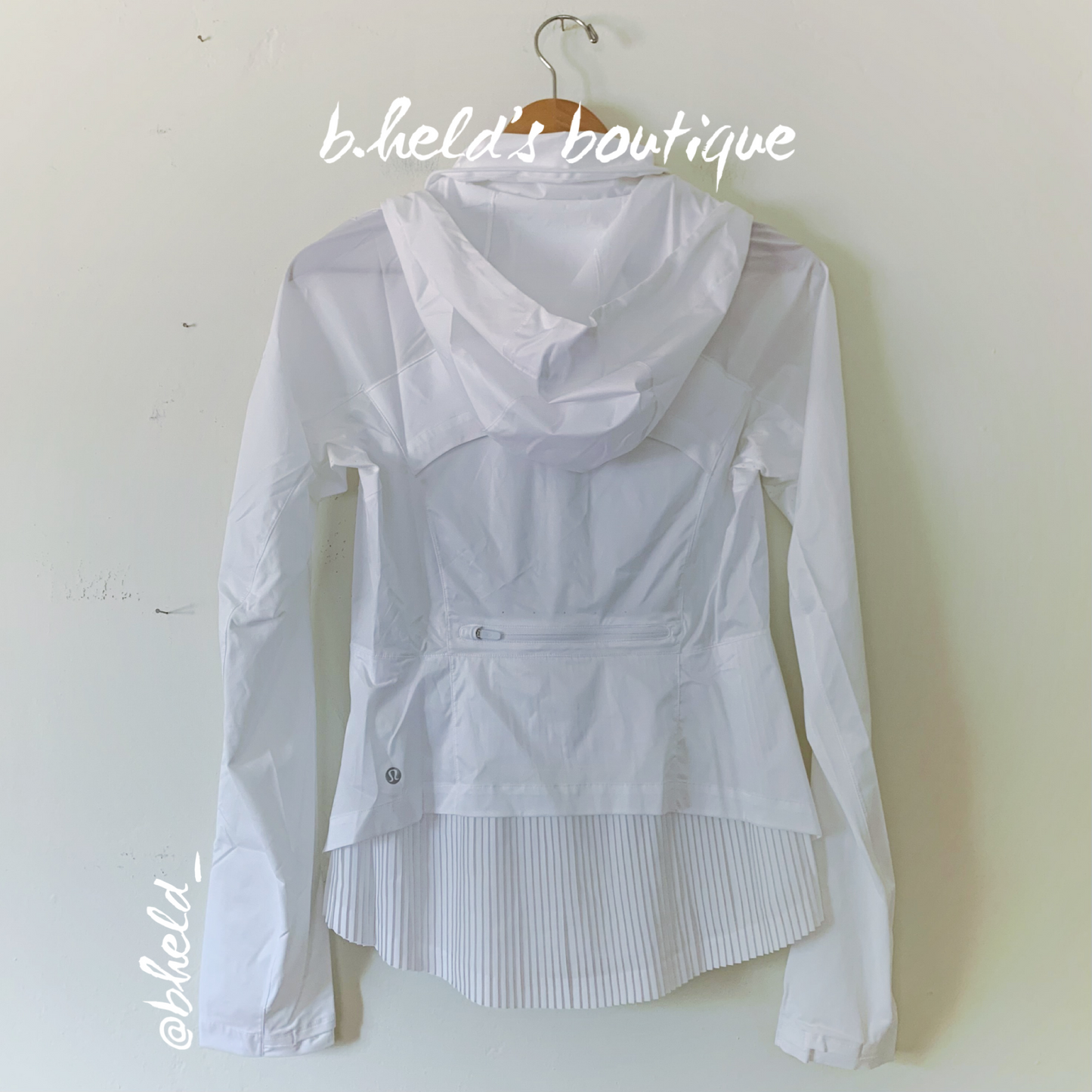 lululemon Goal Smasher Jacket in White, Size 6
