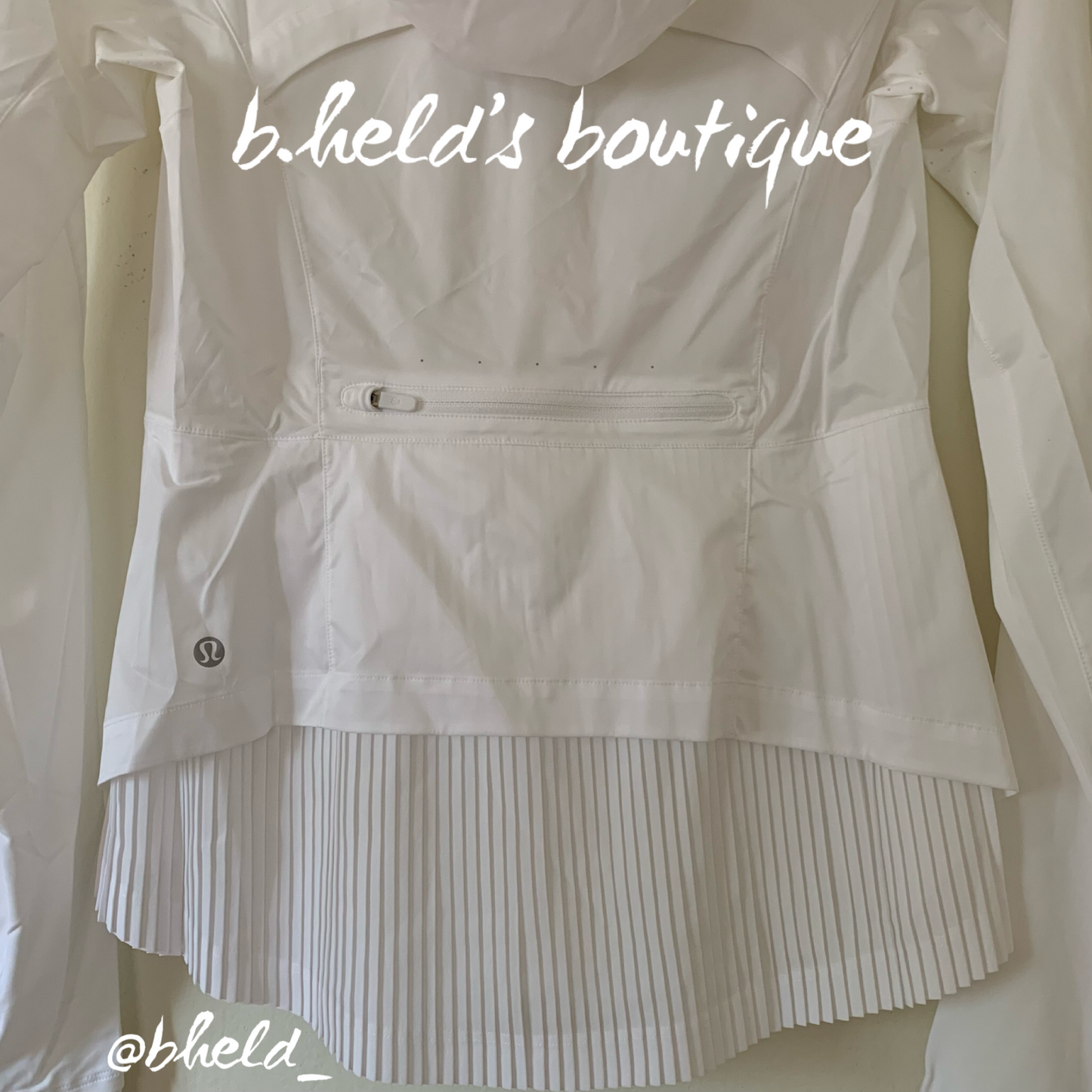 lululemon Goal Smasher Jacket in White, Size 6