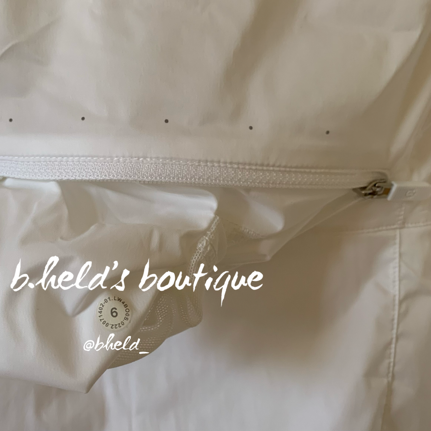 lululemon Goal Smasher Jacket in White, Size 6