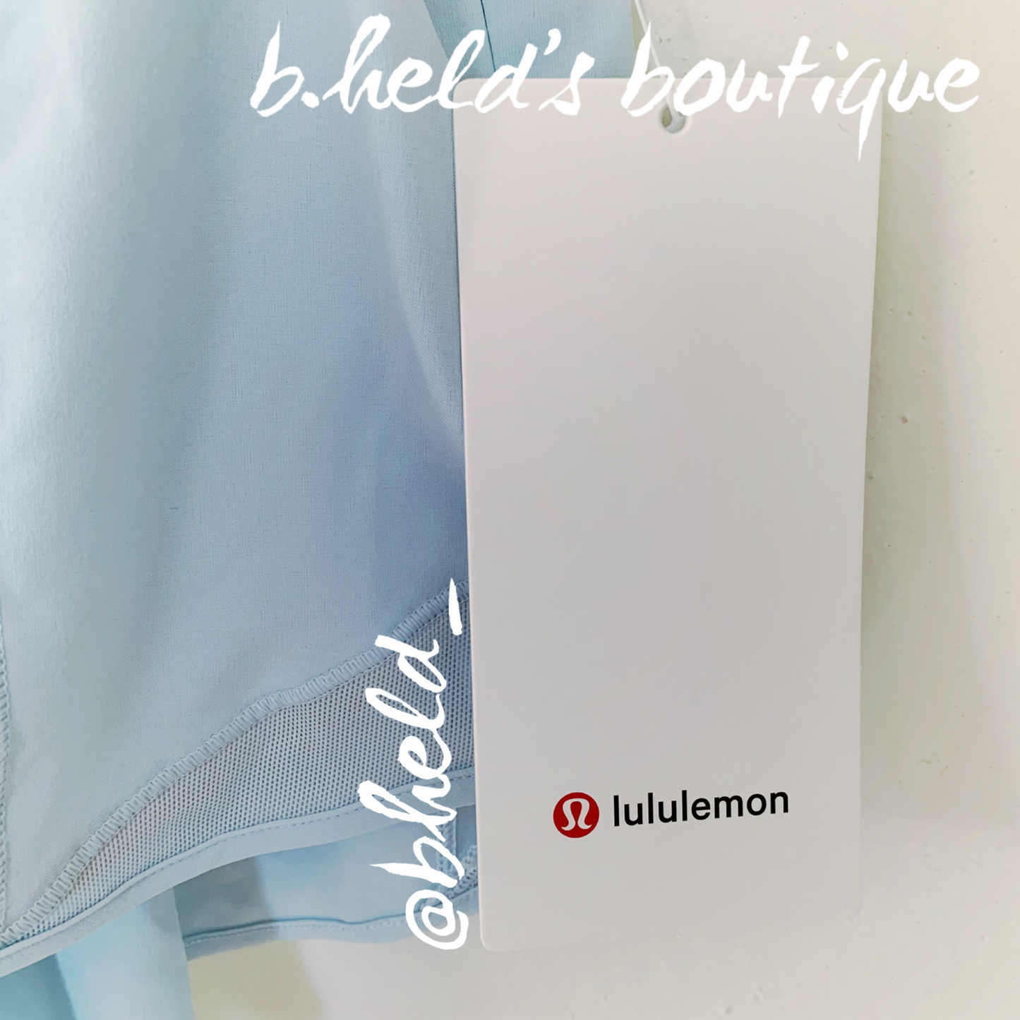 lululemon Hotty Hot High-Rise Lined Short 2.5" in Powder Blue, Size 0