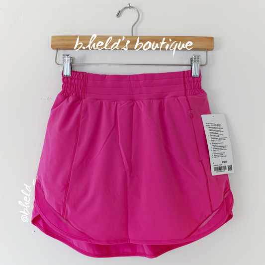lululemon Hotty Hot High-Rise Skirt in Sonic Pink, Size 4