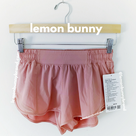 lululemon Hotty Hot Low-Rise Lined Short 2.5" in Pink Savannah, Size 4