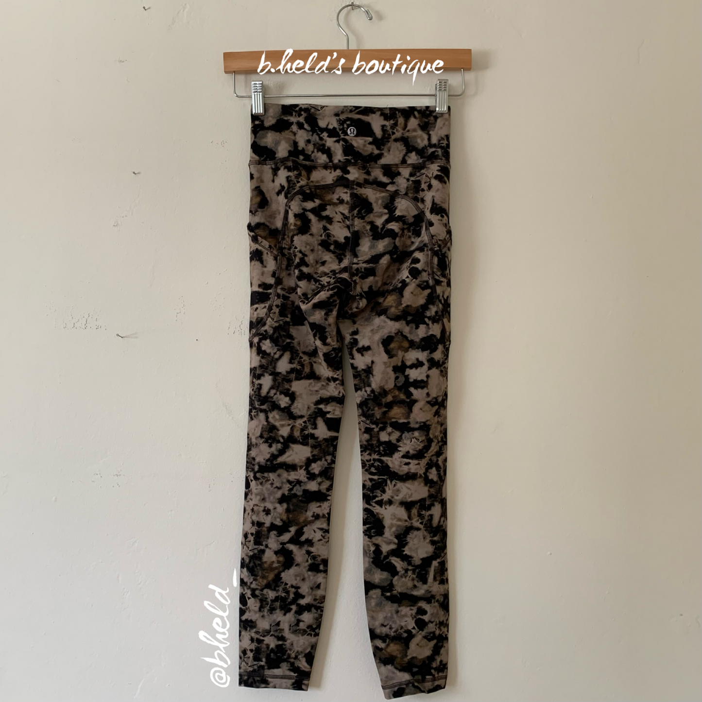 lululemon Invigorate High-Rise Tight 25" in Dispersed Light Raw Linen Multi, Size 4
