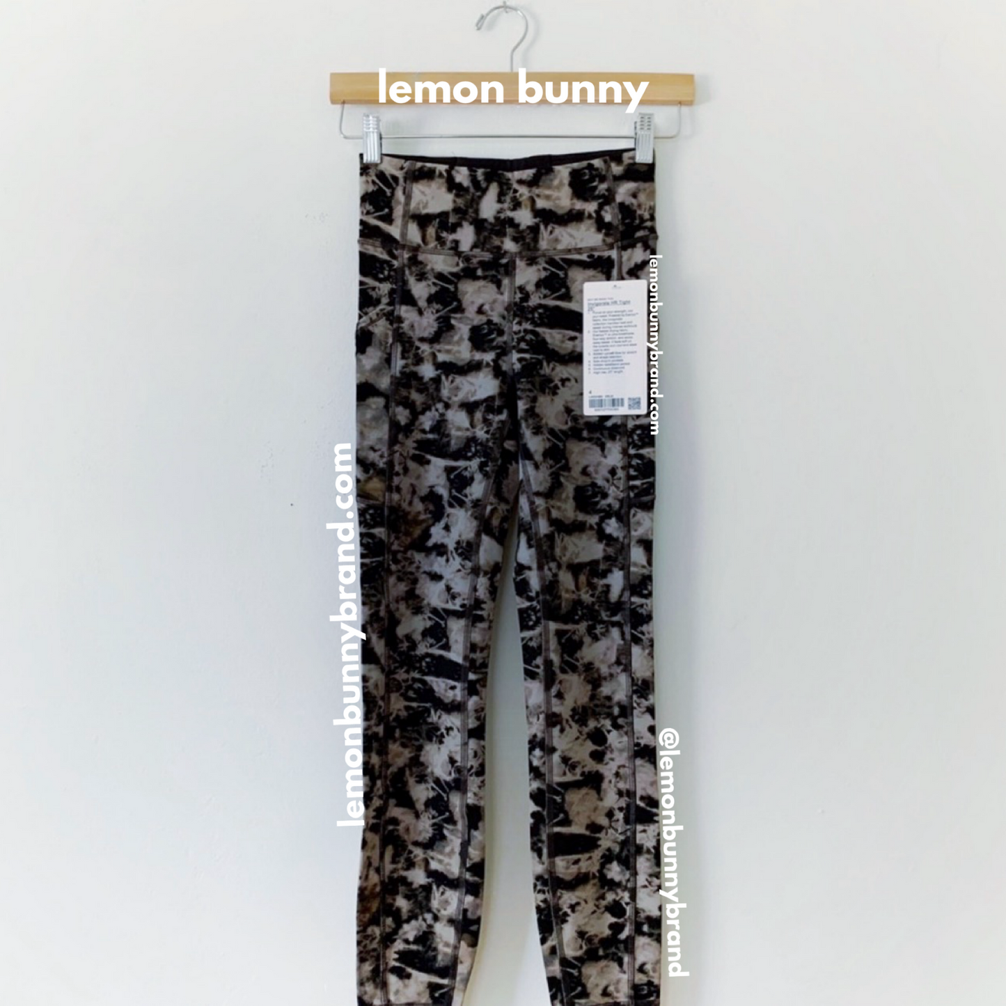 lululemon Invigorate High-Rise Tight 25" in Dispersed Light Raw Linen Multi, Size 4