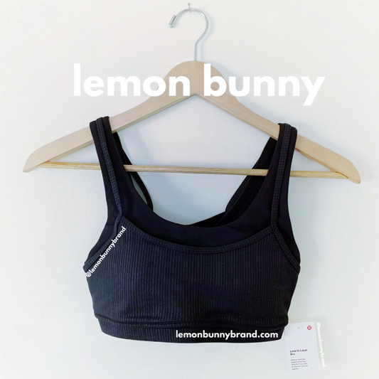 lululemon Love to Layer Bra in Black, Size 4