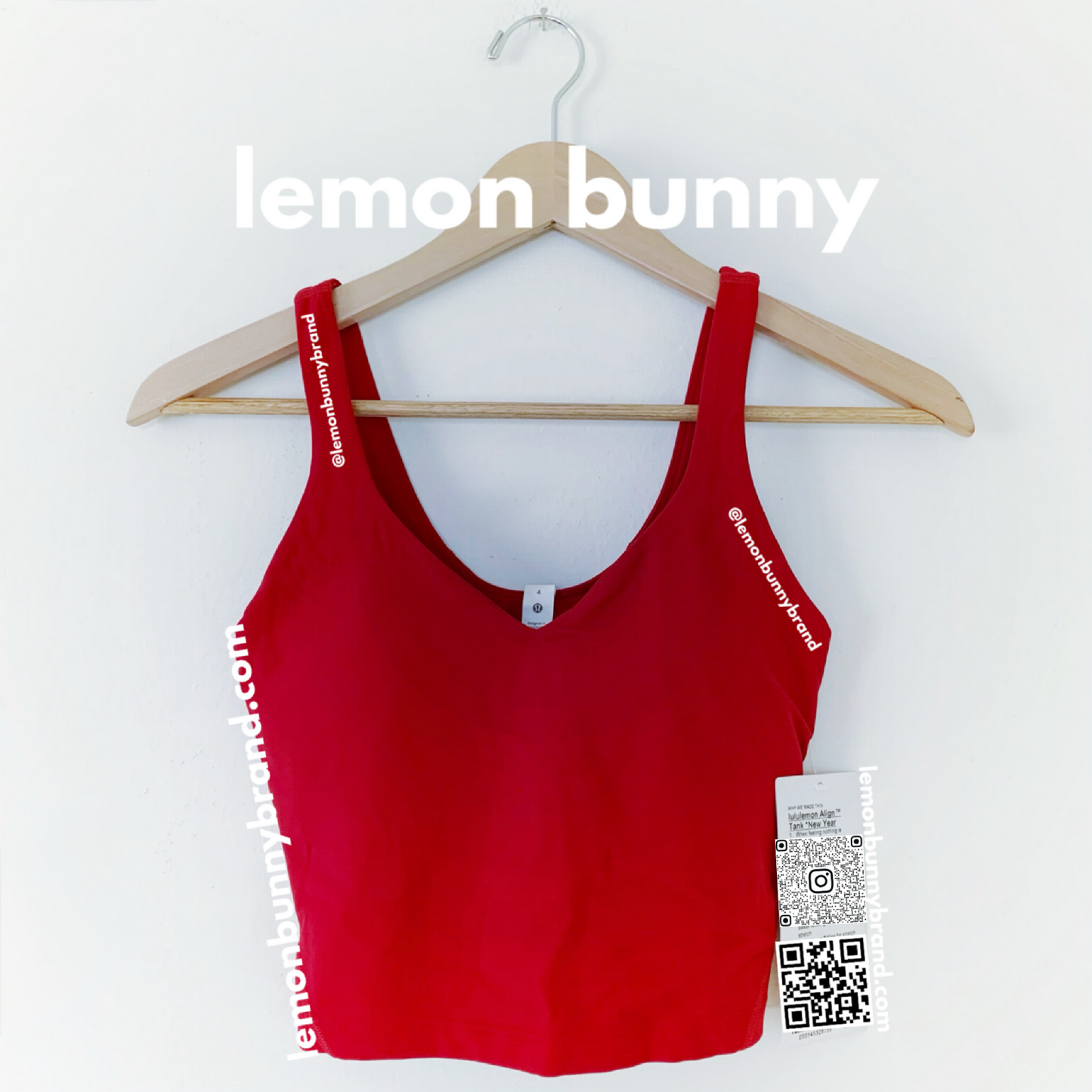 lululemon Lunar New Year Align Tank Top in Dark Red, Size 4
