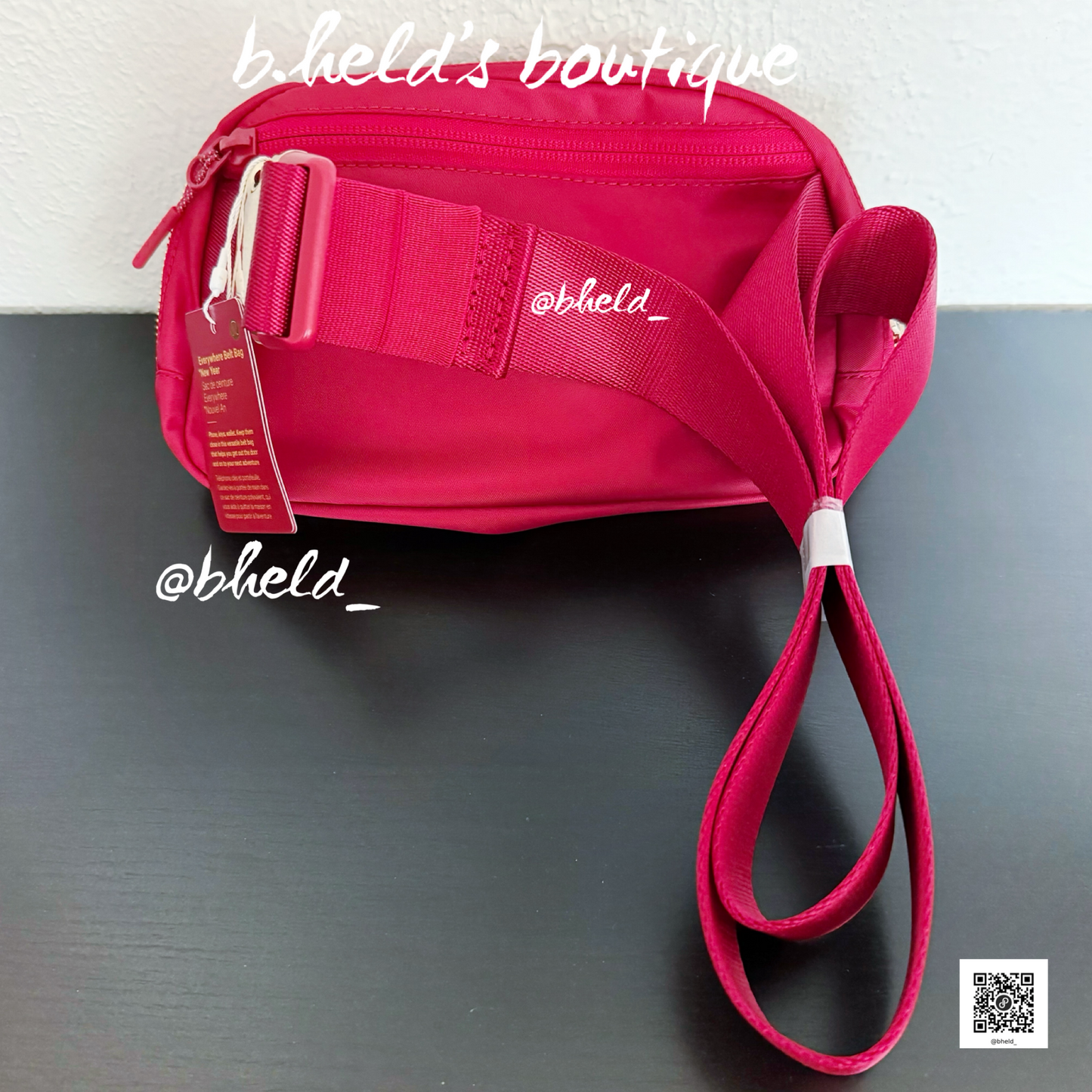 lululemon Lunar New Year Everywhere Belt Bag (1 L) in Dark Red/Gold, One Size