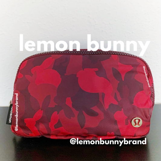 lululemon Lunar New Year Everywhere Belt Bag (1 L) in Rabbit All Over Print Red Multi, One Size (Version 2)