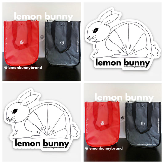 lululemon Bundle of 15 Small Shopping Tote Bags in Mystery Colors, One Size
