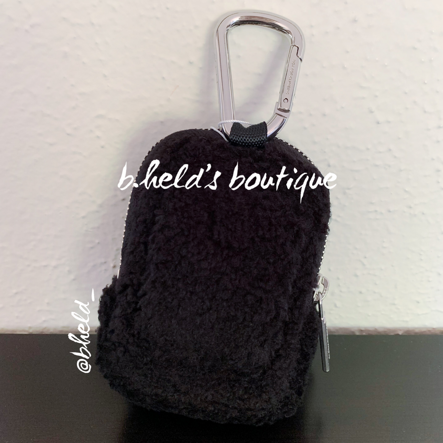 lululemon Nano Clip-On Backpack *Fleece in Black, One Size